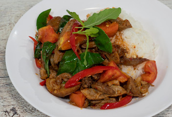 Thai Food Mixed Selections 