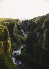 Canyon in Iceland 