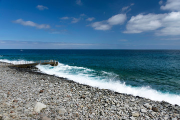 Summer landscape of the Atlantic coast of Madeira Island, Portugal, Europe