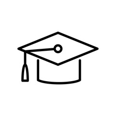 Graduate Icon Design Vector Template