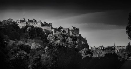Edinburgh castles history architecture building engineering tower Scotland whiskey tourism  Independence BW