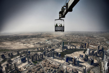 Burj Khalifa skyscraper tallest architecture building engineering tower Dubai highest Arabia Middle East