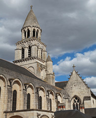 Fototapeta premium Eglise Notre Dame-La-Grande à Poitiers 