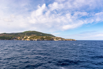 Fototapeta na wymiar Northern coast of beautiful Zakynthos island. Greece