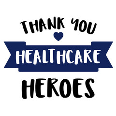 Thank You NHS! handwritten lettering on a white background. Protection campaign or measure from coronavirus, COVID-19. Quote text, hash tag or hashtag. Coronavirus, COVID 19 protection logo. Vector	