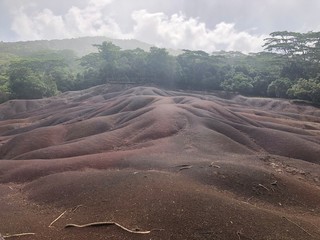 Seven coloured earths Mauritius