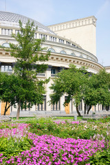 Opera and ballet theater in Novosibirsk, Siberia, Russian Federation