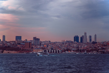 Obraz premium landscape city sea 