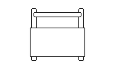 Toolbox, hammer, box, hardware, service free vector icon