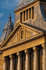Old historic buildings and architecture in Budapest, Hungary