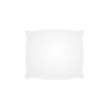 Pillow icon vector illustration isolated on white background.
