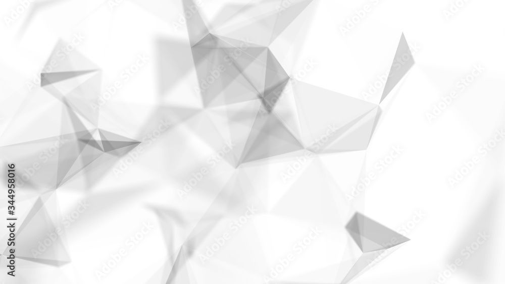 Aufkleber abstract white digital background. big data visualization. science background. big data complex with