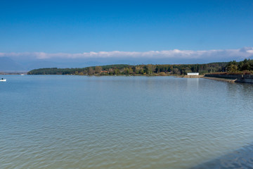 Panorama of Koprinka Reservoir, Bulgaria