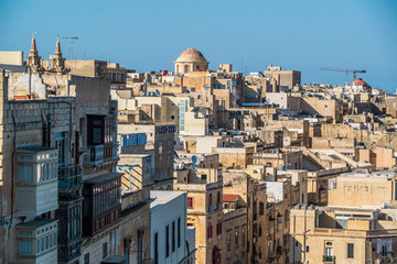 view of the old town malta