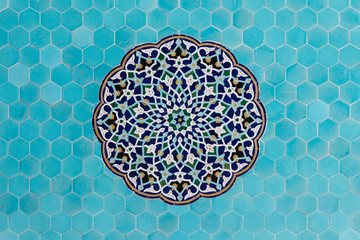 Mosaics Pattern in Blue