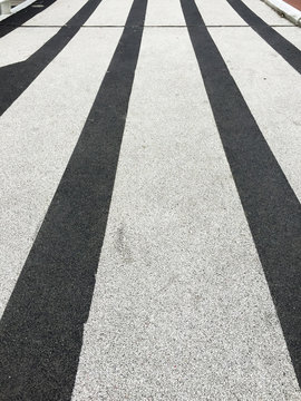 lines on asphalt road