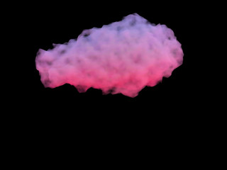abstract background with cloud. 3d rendering