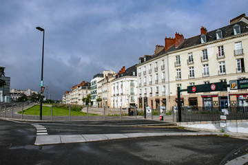 Fototapeta na wymiar Nantes city France, 