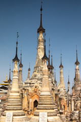 Fototapeta premium Ancient pagoda field at Sagar