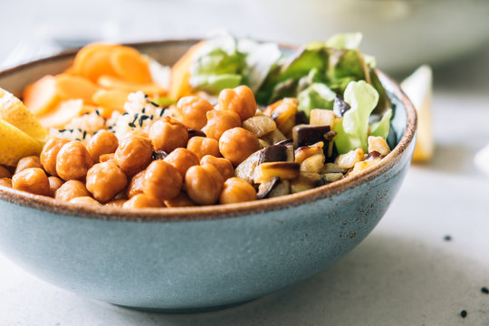 Healthy vegan buddha bowl