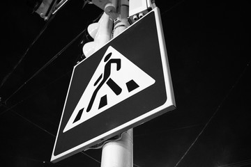 old street sign