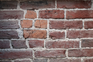 red brick wall