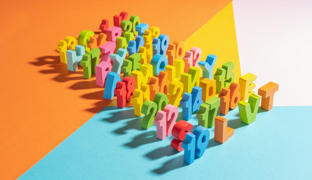 Colorful Letters/Numbers