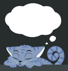 Cat Character Cartoon, Dream Sign
