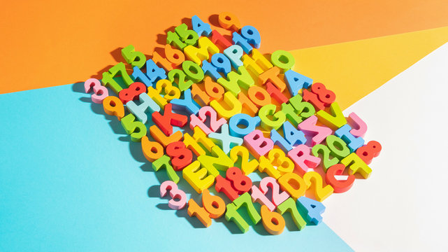 Colorful Letters/Numbers