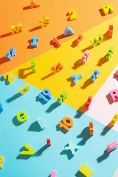 Colorful Letters/Numbers