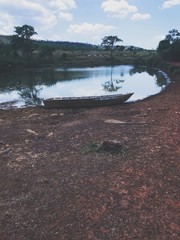 lake in autumn