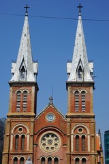 Fototapeta na wymiar notre-dame church of ho chi minh city