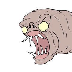 Creative design of ugly monster