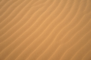 Background of desert or beach sand with abstract patters