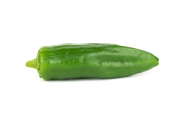young green hot padron pepper