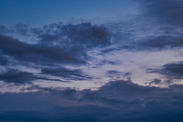 Fototapeta na wymiar Abendhimmel