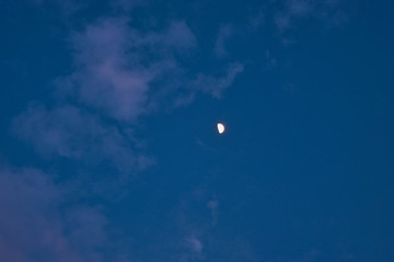 Himmel mit Mond
