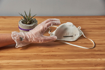 Protective mask against flu