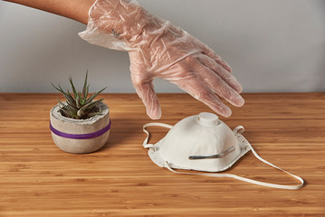 Protective mask against flu