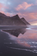 Sunset colors and Cape Sebastian, Oregon