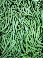 Green beans full frame background
