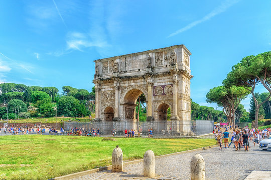 arch of constantine in rome