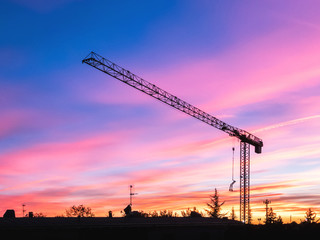 Construction site closed for COVID-19