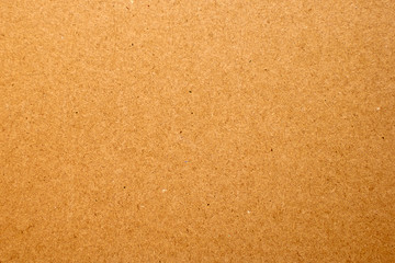 Horizontal natural wood background with brown cardboard texture. Interior and design concepts for creativity