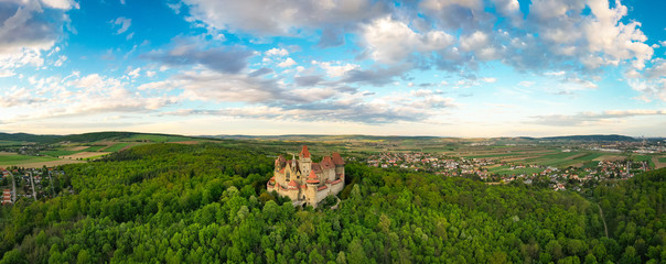 Kreuzenstein castle in Leobendorf village near Vienna in Austria
