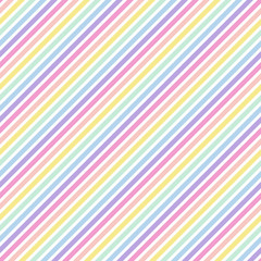 Rainbow Colors Seamless Pattern - Colorful and bright repeating pattern design