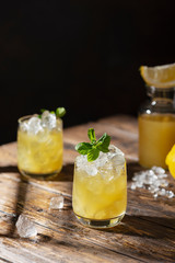 Summer cold cocktail