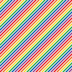 Rainbow Colors Seamless Pattern - Colorful and bright repeating pattern design