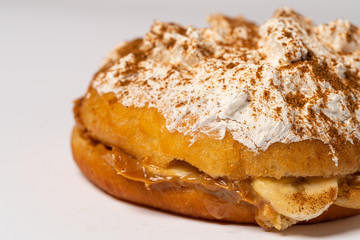 donut on white background