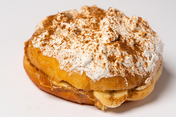donut on white background